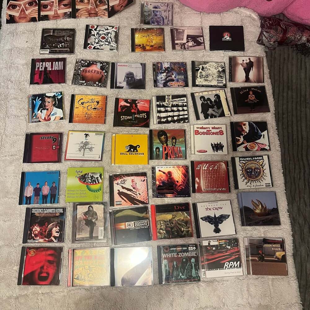 90s Alternative Rock Music CD Lot Bundle [Only The Decorative Case No CDs] !